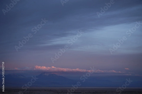 Obraz sunset on mountains