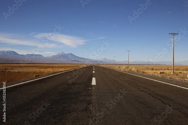 Obraz road in the desert