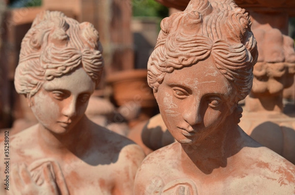 Obraz statue di terracotta