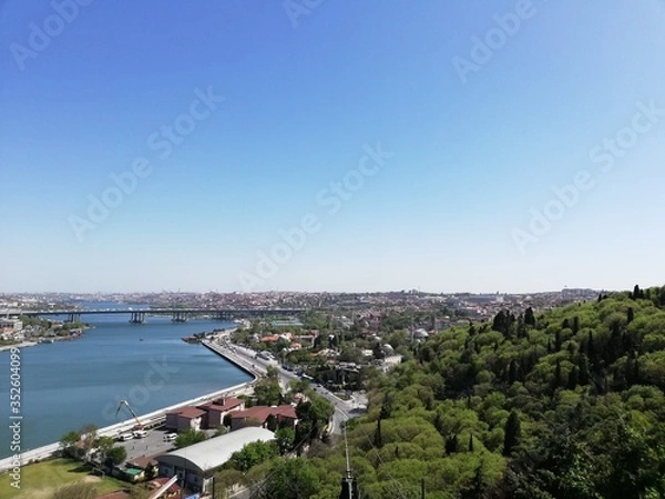 Fototapeta View of the Bosphorus Strait