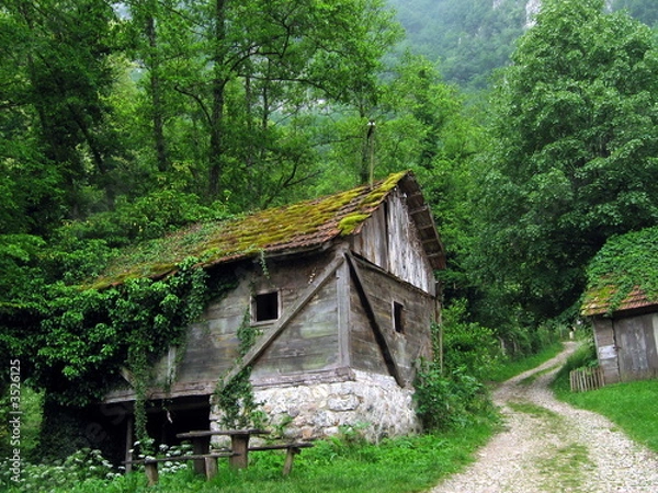 Fototapeta old traditional house