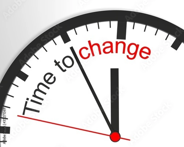 Obraz Time to Change