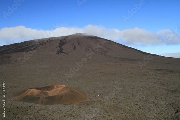 Obraz piton de la fournaise