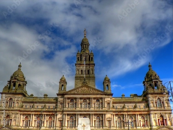 Obraz glasgow city chambers at georges square