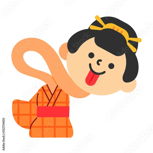 Obraz おばけ　妖怪　幽霊　ろくろ首