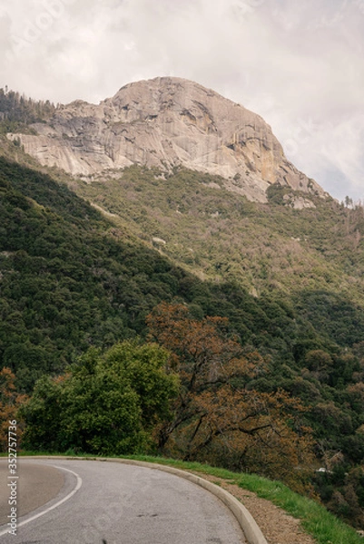 Obraz road in mountains