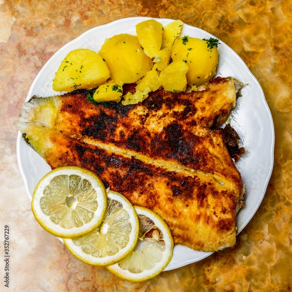 Obraz Schollenfilet, Plaice Fillet