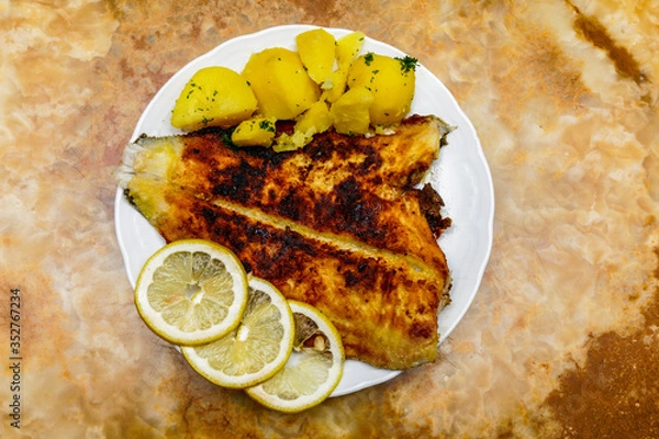 Obraz Schollenfilet, Plaice Fillet