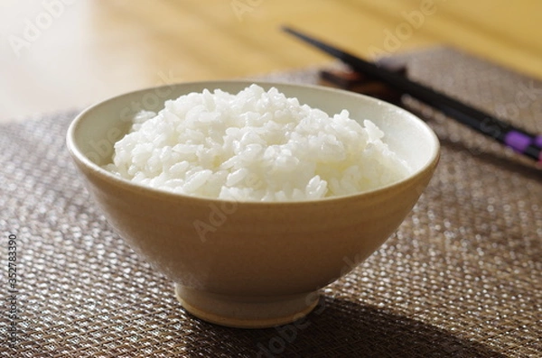 Fototapeta 炊き立ての白いご飯
