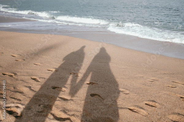 Obraz Barcelona Strand Pärchen