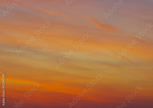 Fototapeta 夕焼け空・グラデーションカラー