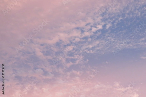 Obraz Cloud and sky during COVID-19 pandemic in South Tangerang, Banten, Indonesia