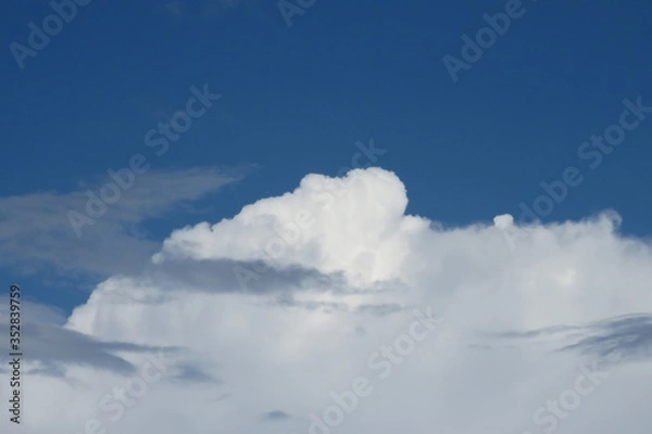Obraz Cloud and sky during COVID-19 pandemic in South Tangerang, Banten, Indonesia