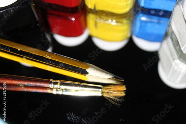 Obraz colourfull with primary clours