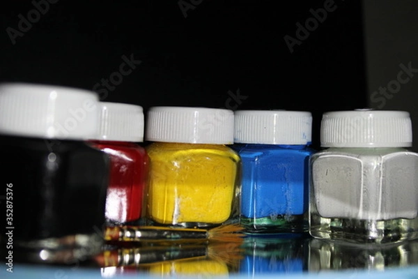 Obraz colourfull with primary clours