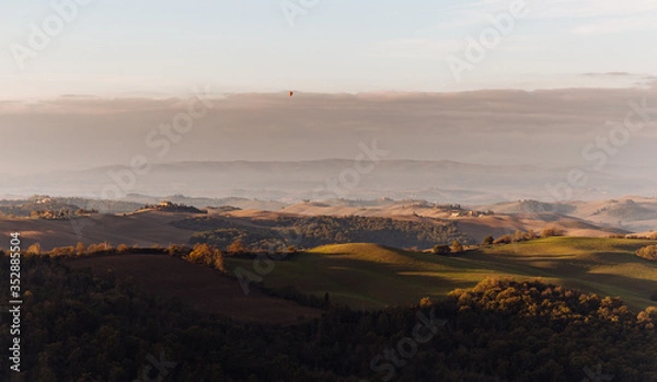 Obraz sunrise over the mountains