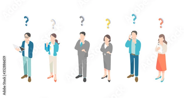 Fototapeta ビジネスパーソン　セット