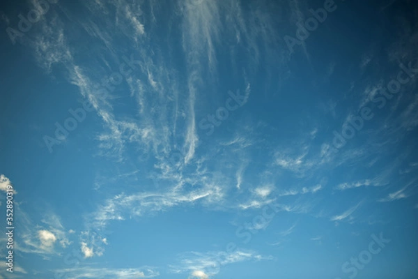 Fototapeta blue sky and clouds