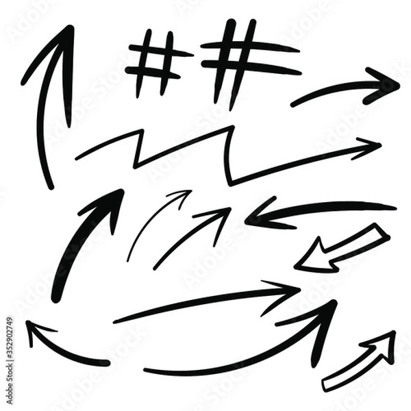 Fototapeta Coloring book page. Ethnic style. Line art. Creative abstration. Decorative hand drawn element. Black icon isolated on white background. Vector EPS 10.