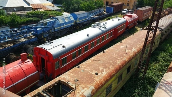 Fototapeta red cabin