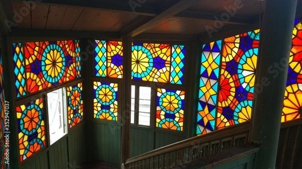 Fototapeta vitrajes