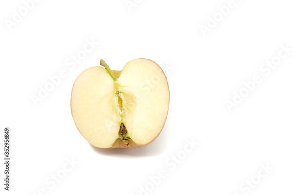 Obraz 
half apple on a white background