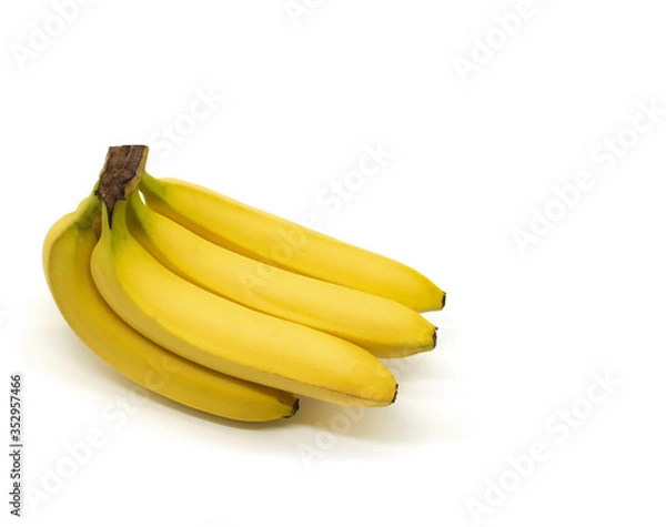 Obraz bananas on a white background