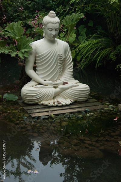 Obraz buddha in the garden