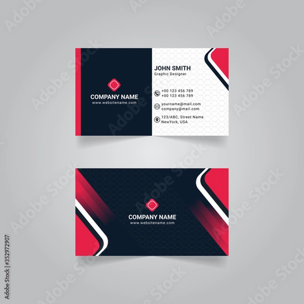Obraz Modern Creative Business Card Template Design