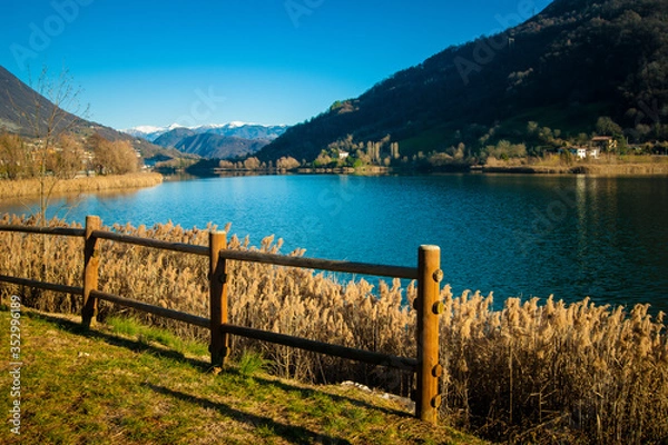 Obraz lake and mountains