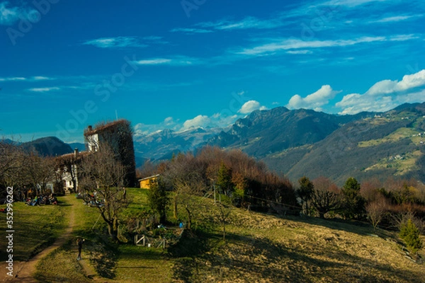 Obraz castle in the mountains