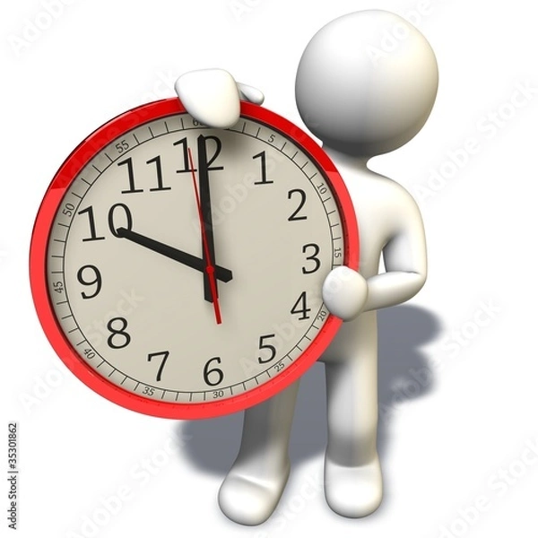 Fototapeta 10:00 - Terminzeit