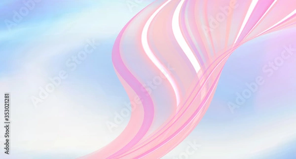 Obraz Abstract color lines on screen