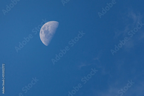 Obraz Fase de la luna en Cuarto menguante 