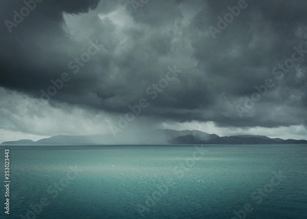 Obraz Rain over Magnetic island