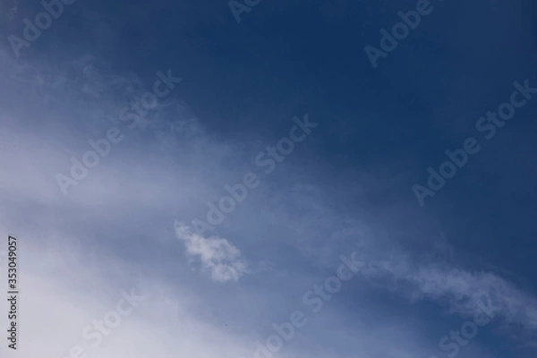 Obraz Beautiful low pre-storm sky. Background and texture with clouds