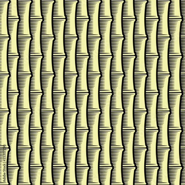 Obraz Bamboo seamless wallpaper (vector, CMYK)