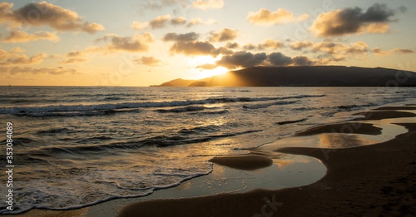 Obraz sunset on the beach