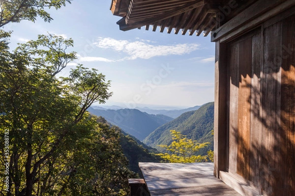 Fototapeta Nageiredo Temple in Tottori Prefecture, Japan