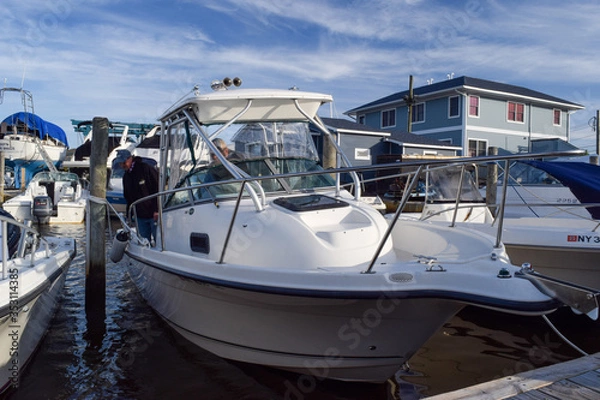 Obraz Boat at a Dock