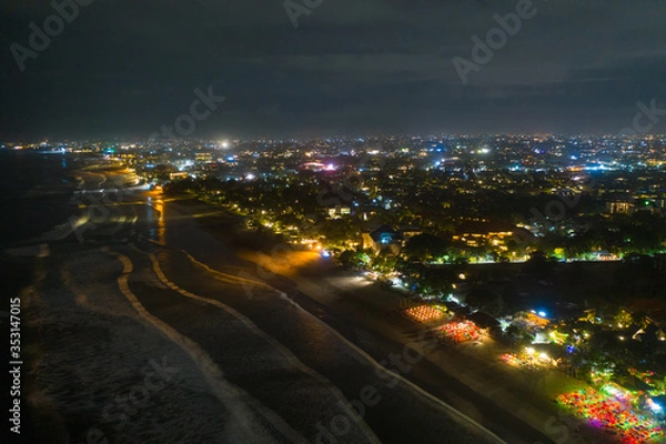 Fototapeta Bali beach night