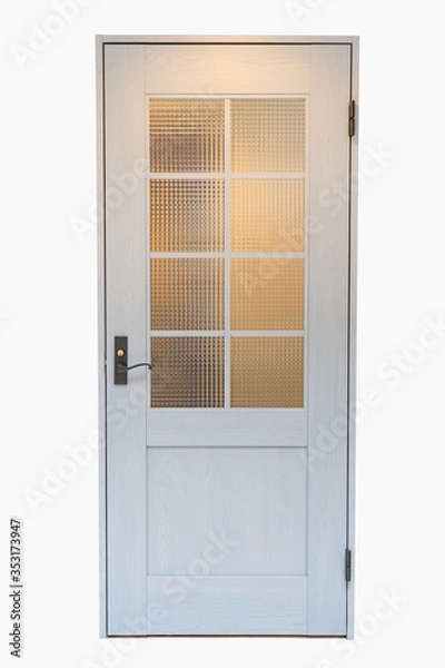 Obraz ドアノブとすりガラスのドア