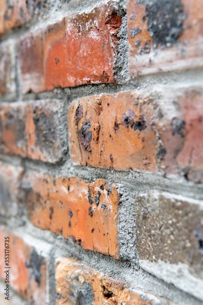 Obraz レンガブロックの壁