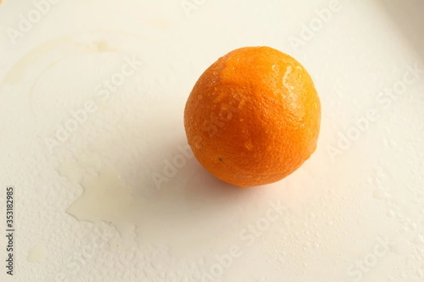 Fototapeta orange on a black background