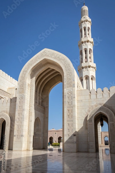 Obraz Oman Muscat Sultan Qaboos Grand Mosque