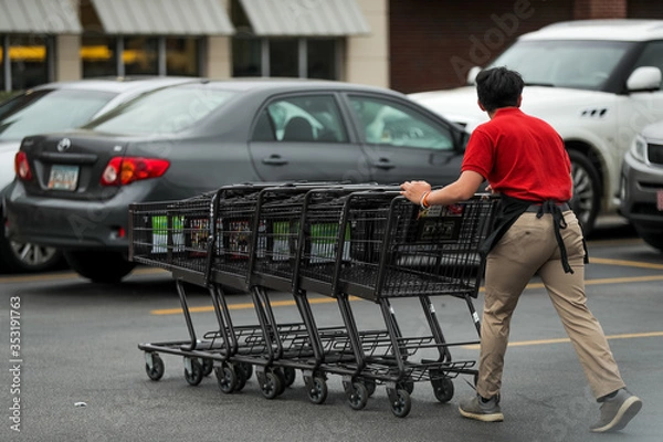Fototapeta Shopping Carts