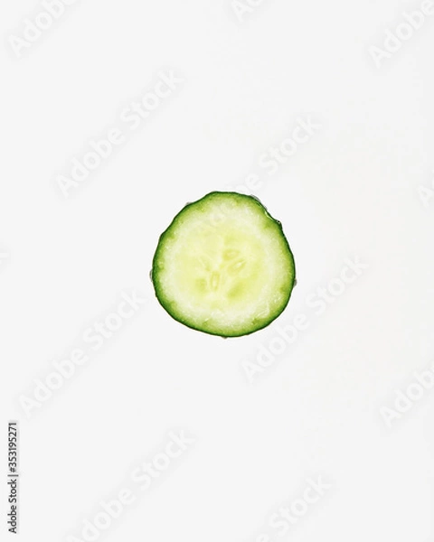 Obraz キュウリの輪切り