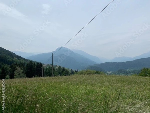 Obraz cable car on mountain