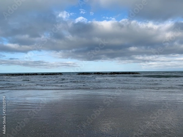 Obraz beach and clouds