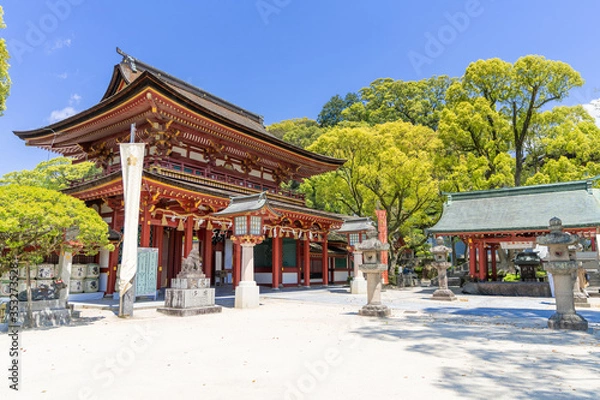 Obraz 太宰府天満宮（楼門）_福岡県太宰府市